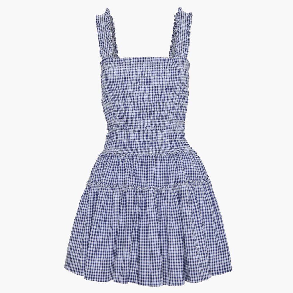 Hill House Home The Azalea Mini Nap Dress - Navy Gingham Size SNavy Gingham / S